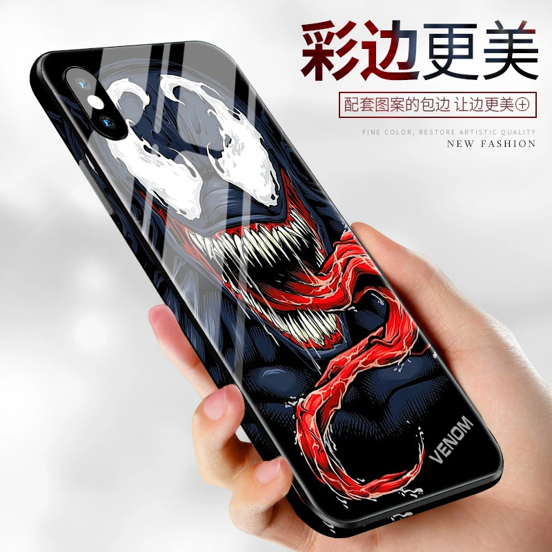 Лучший человек Вэй Супермен пантера мобильный корпус для iPhone 6 7 8 Plus X XS MAX паук