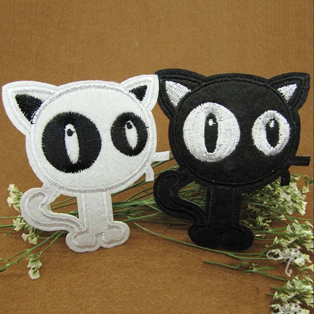 1 шт. нашивки с мультяшным котом для одежды | Дом и сад