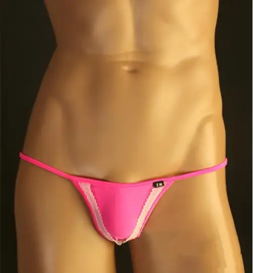 TM нейлон Низкая посадка гейские мужские стринги и сексуальное нижнее белье