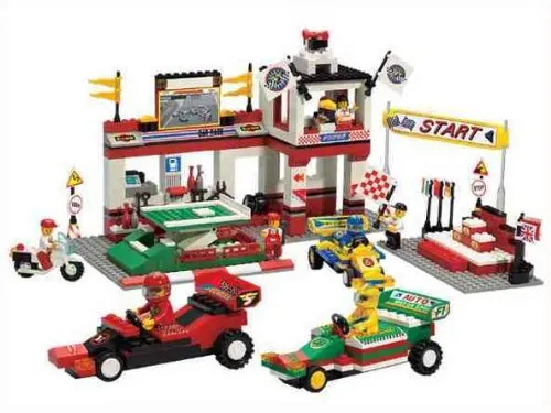 

457 Pieces Building Blocks DIY Creative Bricks Toys Car the King of Speed Model Toy Compatible for Children Gift