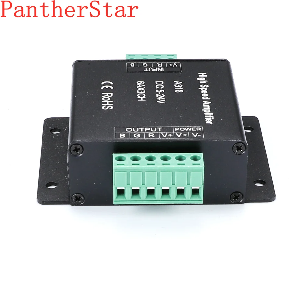 DC5-24V 18A/20A/20A A318/A420/A520 Led High Speed Amplifier For 5050 SMD RGB RGBW RGB+CCT Strip Light tape | Освещение