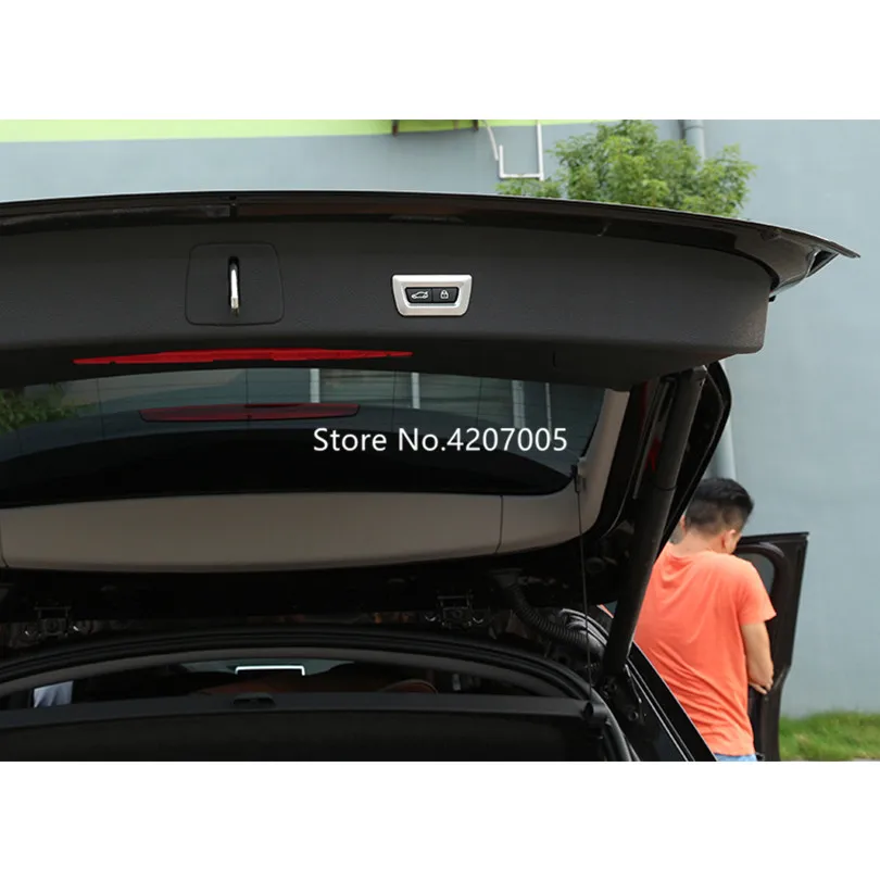 Для BMW X1 F48 X3 F25 X4 F26 X5 F15 X6 F16 F30 GT 3 5 7 серия авто-Стайлинг ABS Хромированная задняя