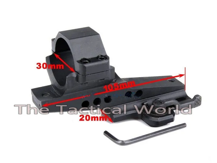 Тактический охотничий прицел с креплением 30 мм быстроразъемные кольца на 20