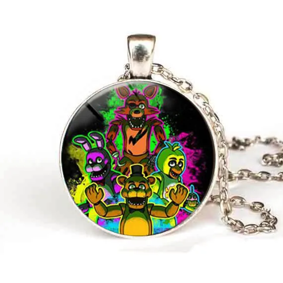 Новое ожерелье 5 Пять ночей у Фредди игрушки фазбер скрабббл плитка искусство