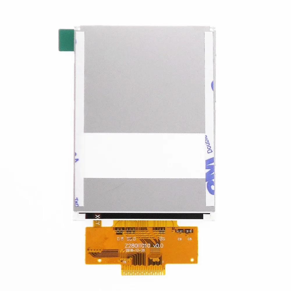 Z280IT010 2 8 дюймовый SPI серийный сенсорный экран 18pin TFT цветной 240X320 ILI9341 4 IO порт может