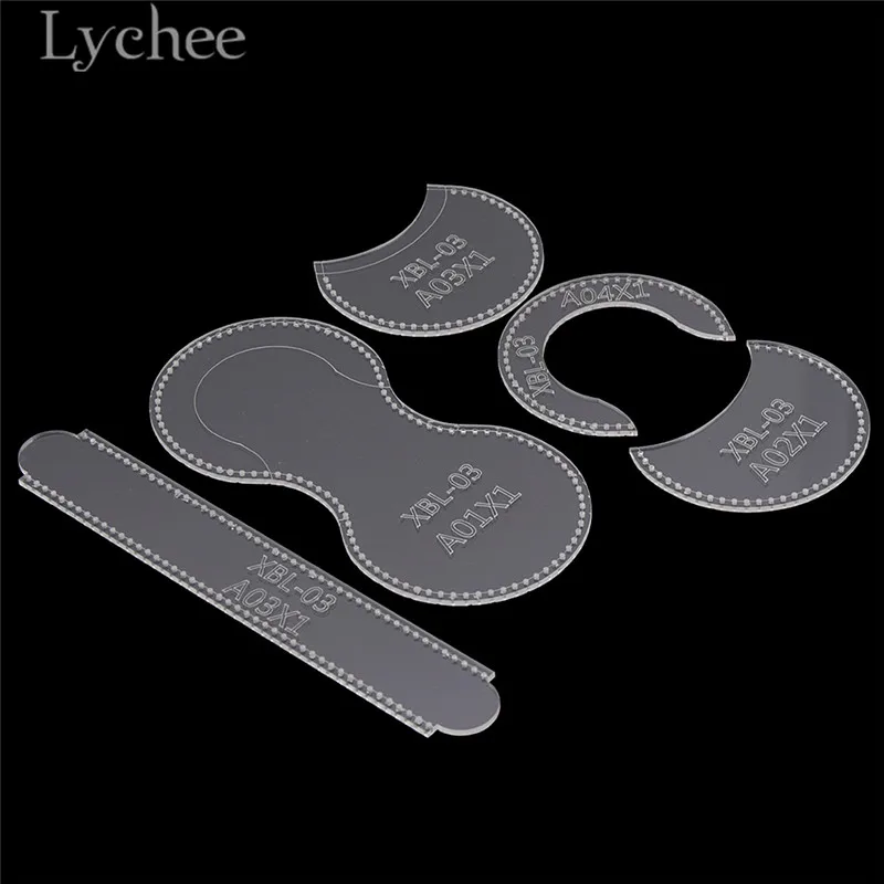 Акриловый трафарет Lychee Life мини бумажник с узором шаблон для мешка монет ручной