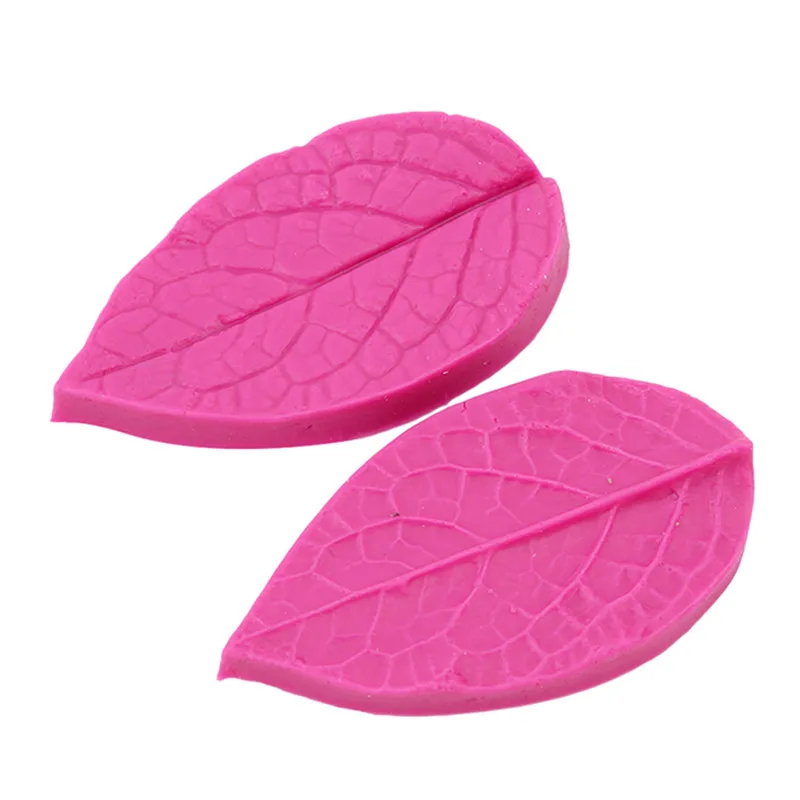

2PC\set Food Grade 3D Petal Leaf Shaped Silicone Lace Cake Mold Cake Decoration Tools Fondant Sugarcraft Embossed Cake Mold