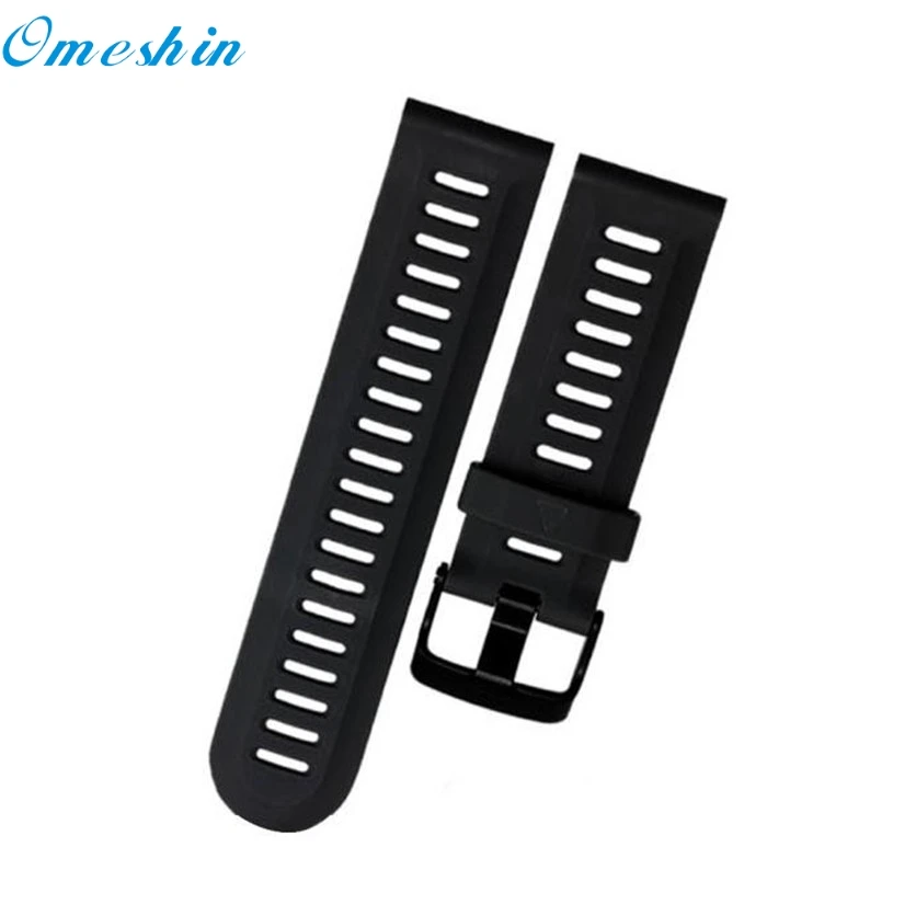 

OMESHIN SimpleStone Soft Silicone Strap Replacement Watch Band With Tools For Garmin Fenix 3 June16