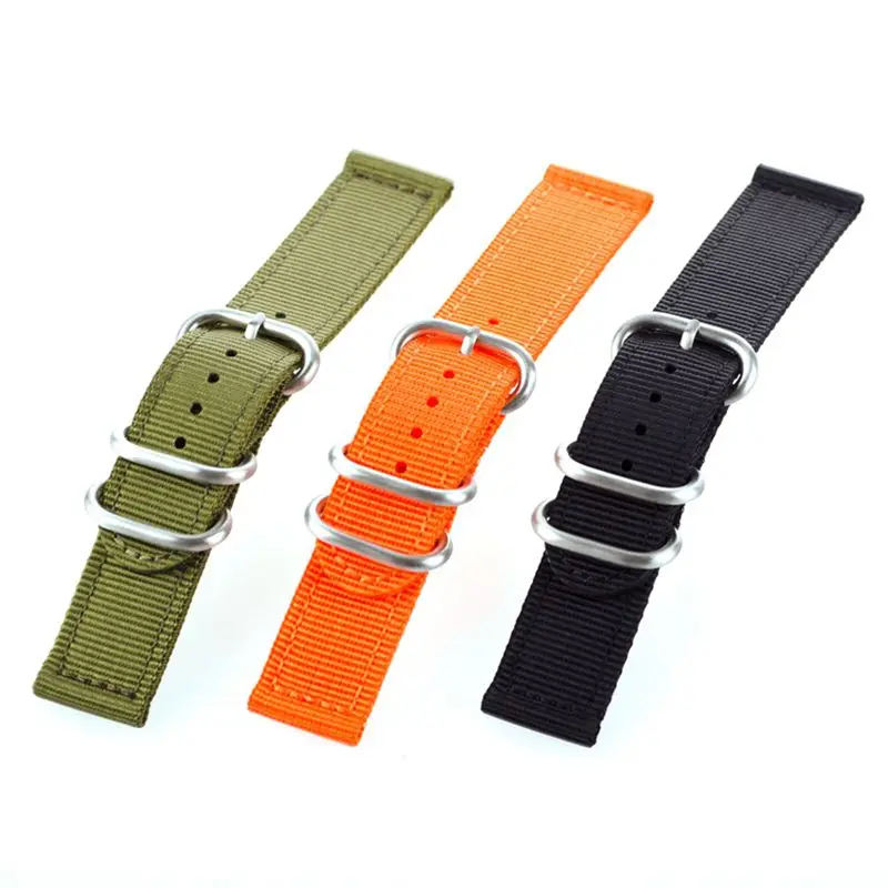 Ремешок из импортной нейлоновой ткани для мужских и женских часов 3 ZULU 20 мм 22 24 |