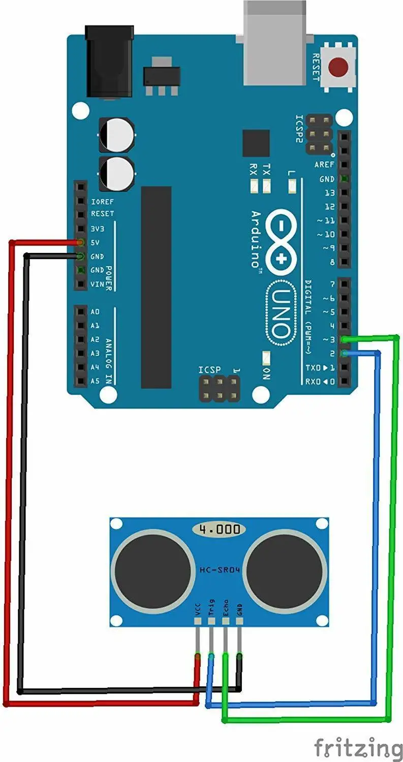 Ультразвуковой датчик расстояния для Arduino Uno Mega2560 Nano Robot Xbee Zigbee от Elecright |