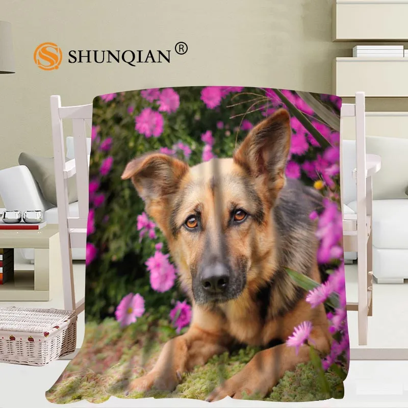 Одеяло в виде немецкой овчарки 56x80 дюймов 50x60 40x50 дюймов|soft fleece|blanket softblanket fleece |