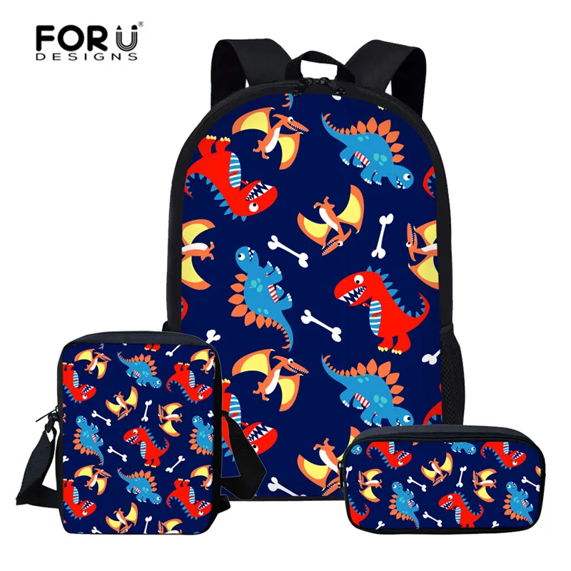 FORUDESIGNS/Детские комплекты одежды из 3 предметов начальной школы рюкзак для