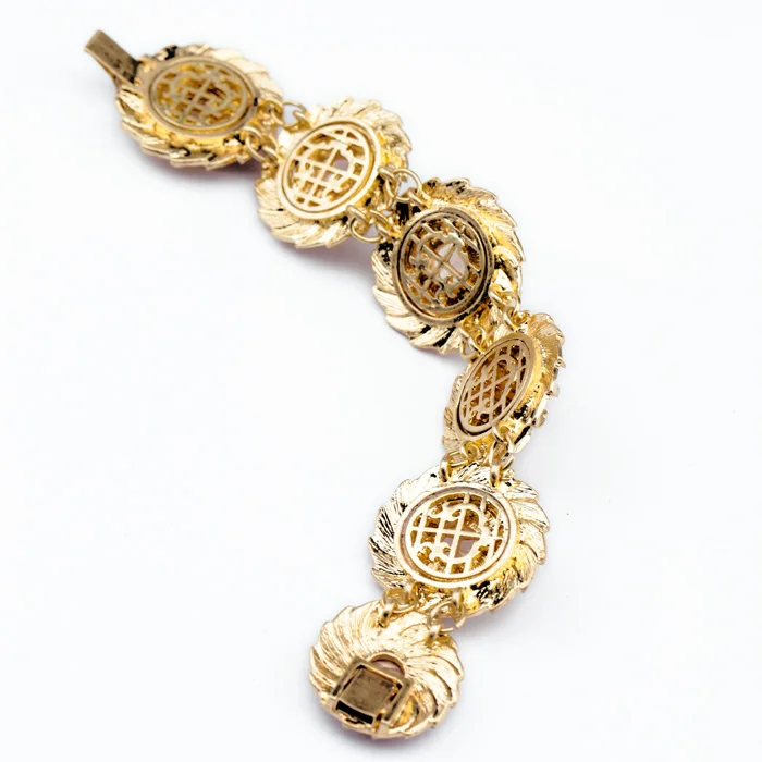 Модные браслеты золотого цвета из металлического сплава египетские Украшения по