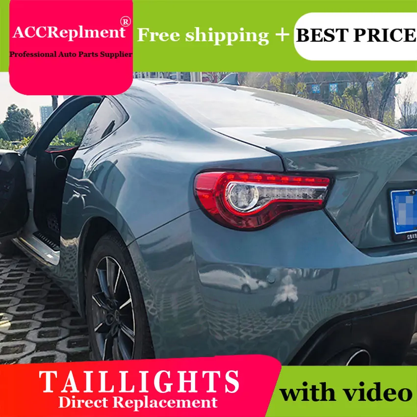 4 шт. автомобильный Стайлинг для Toyota GT86 задние фонари 2017-2019 светодиодные лампы +