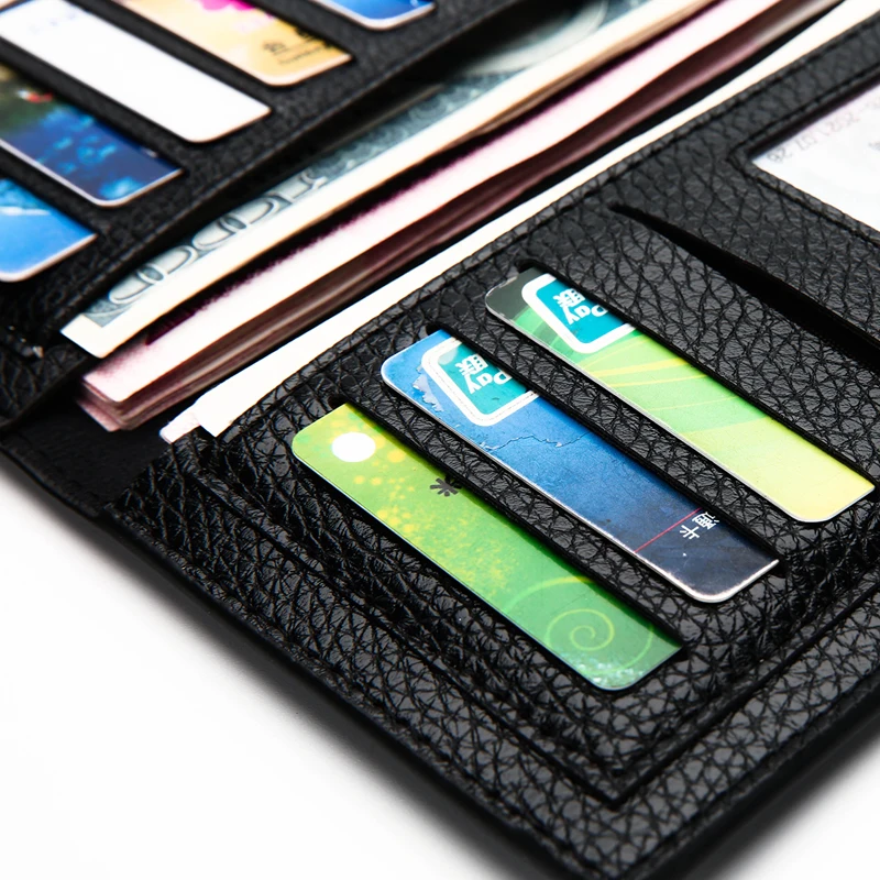 

PU Leather Men Wallets and Purses Boys Luxury Wallet Vintage Designer Wallets Soft Touch Thin Wallet Male Slim Wallet