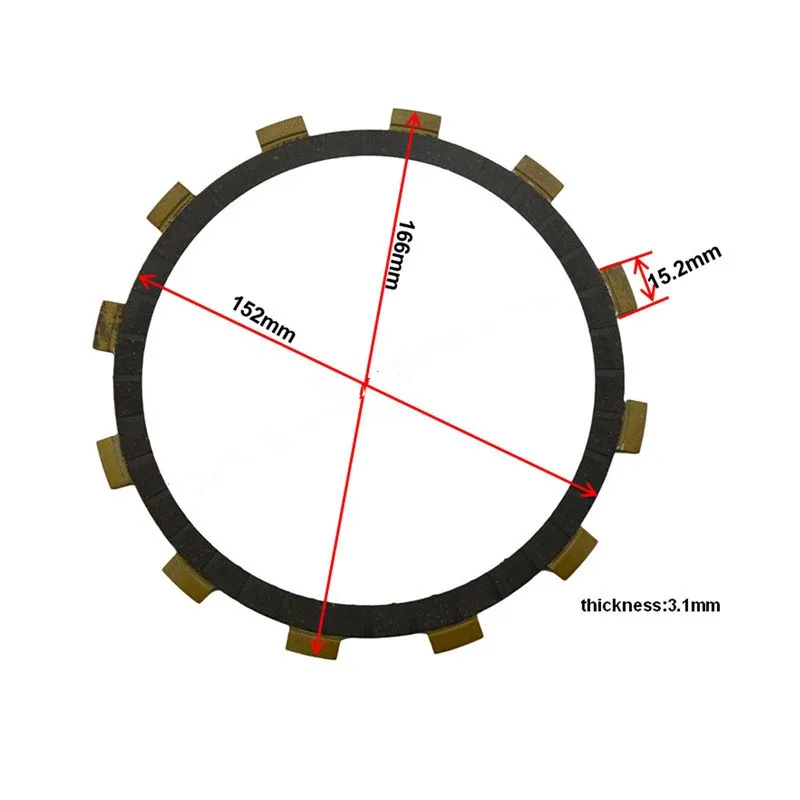 AHL набор фрикционных пластин Сцепления Мотоцикла Для YAMAHA YZF R1 YZF1000 1998-2003