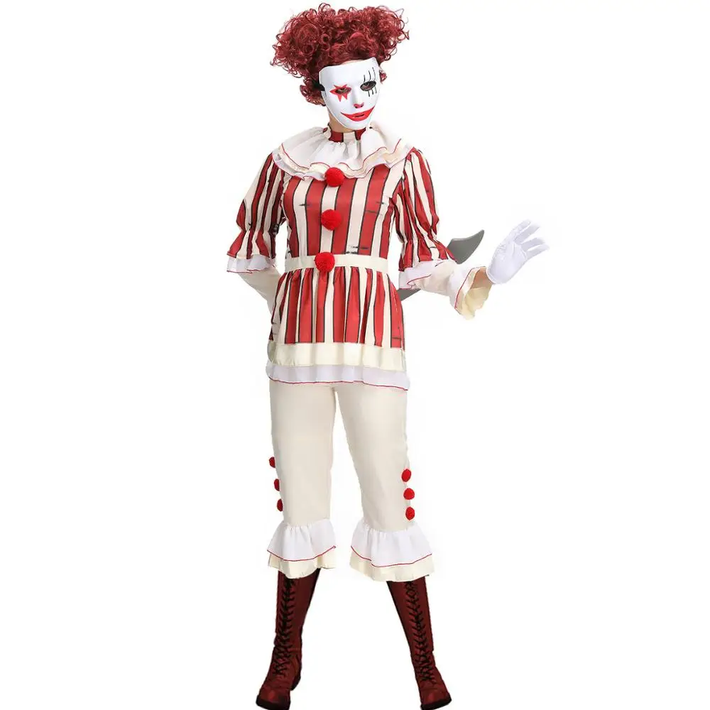 Женское вечернее платье IT 2 Pennywise костюм клоуна для косплея Stephen King It |