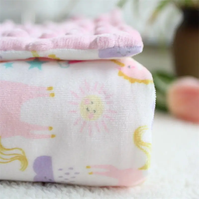 3D dot star 2 слоя хлопок муслин лицо+ флис коралловый minky back мягкий термальный малыш детское одеяло постельные принадлежности Одеяло пеленка