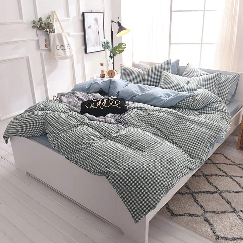 

Bedding Set Summer Princess Style 4 Piece Double Duvet Bed Sheet Student 3 Pieces