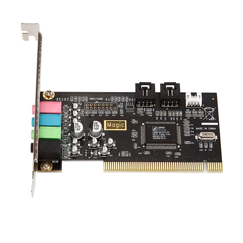 Классическая звуковая карта Pci 4 аудио Adlib кодирование базовая Настольная Pci|card