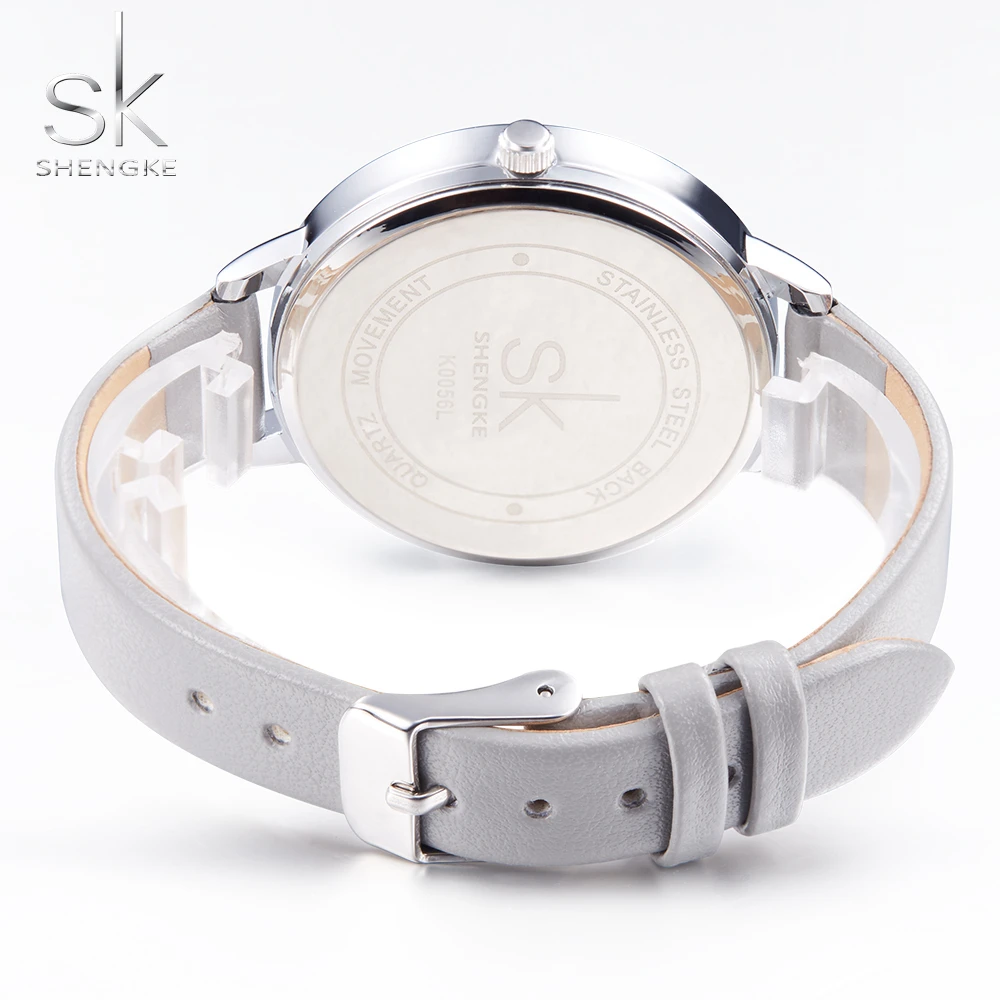 SKWatches 2018 г. модные женские часы Eleglant платье Кожаный ремешок Ultra Slim Watch Наручные для