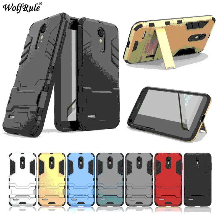 Для крышки LG K8 2018 чехол для K9 WolfRule TPU &amp PC держатель бампер корпуса телефона 2018/K9