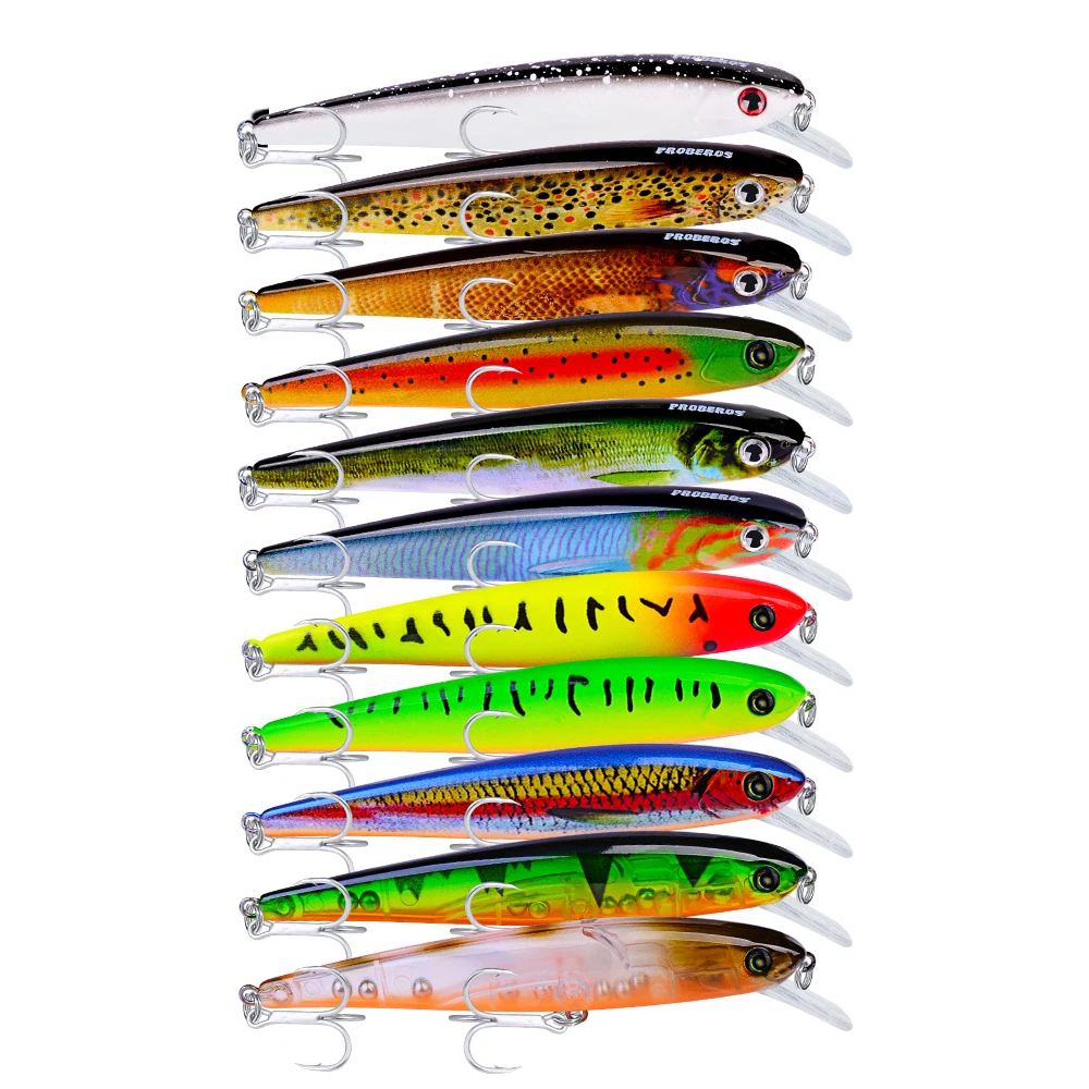 Блесна SUNLURE Minnow 1 шт. рыболовные снасти для 11 видов цветов см 3 9 дюйма/11 5 г 0 41 унций