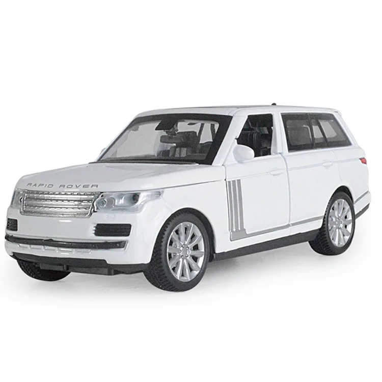 Белый 1:32 игрушечный автомобиль Range Rover SUV Металлический Игрушечный сплав автомобиль Diecasts& игрушечный Транспорт модель автомобиля Миниатюрная модель автомобиля игрушки для детей - Цвет: Белый