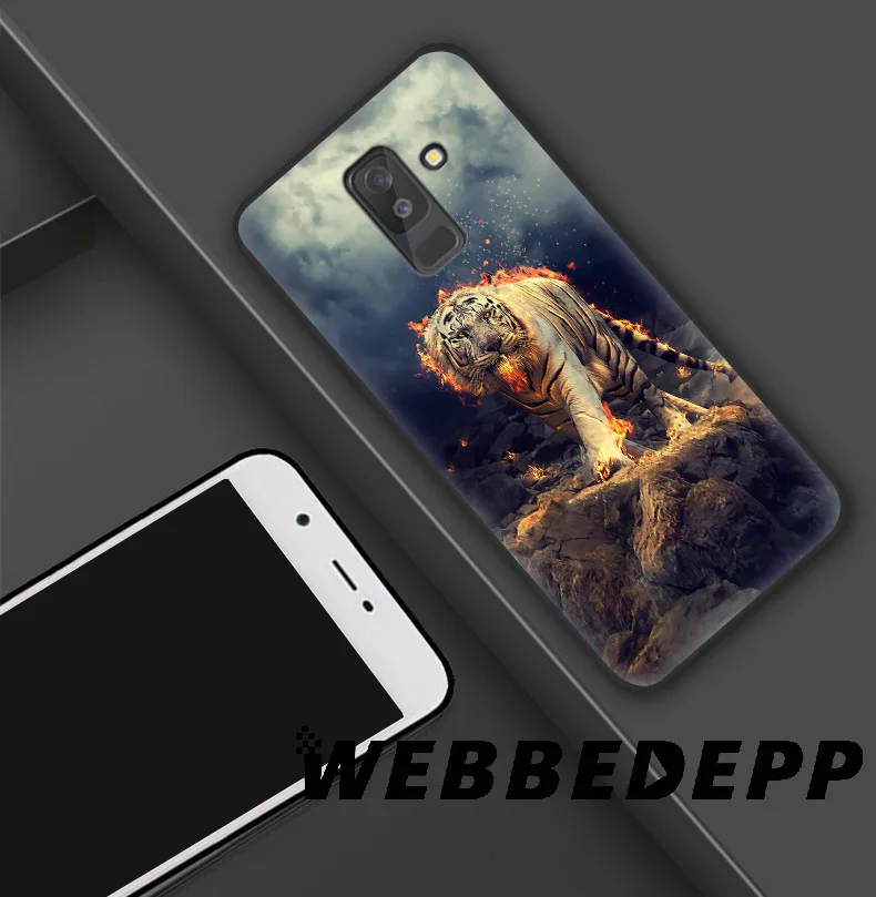 Мягкий силиконовый чехол WEBBEDEPP Tiger Animal Alpha из ТПУ для Samsung Galaxy S10 S10e S9 S8 Plus S7 S6 Edge &amp J6