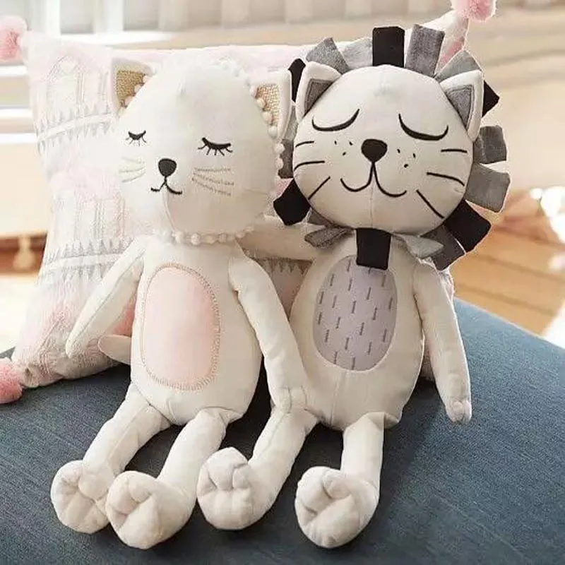 Baby Cartoon Pillow Kids Stuffed Plush Toys Girl Boy Accompany Sleep Dolls Children Room Bed Decorative Photography Props Gift | Дом и сад