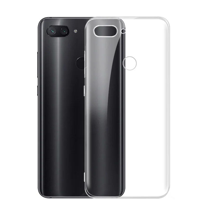 Ультратонкий Прозрачный чехол для Xiaomi 8 и Redmi модели мягкий TpuFitted