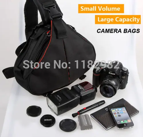Сумка слинг на плечо для видеокамеры DSLR мягкий холщовый мужской чехол с мягкой
