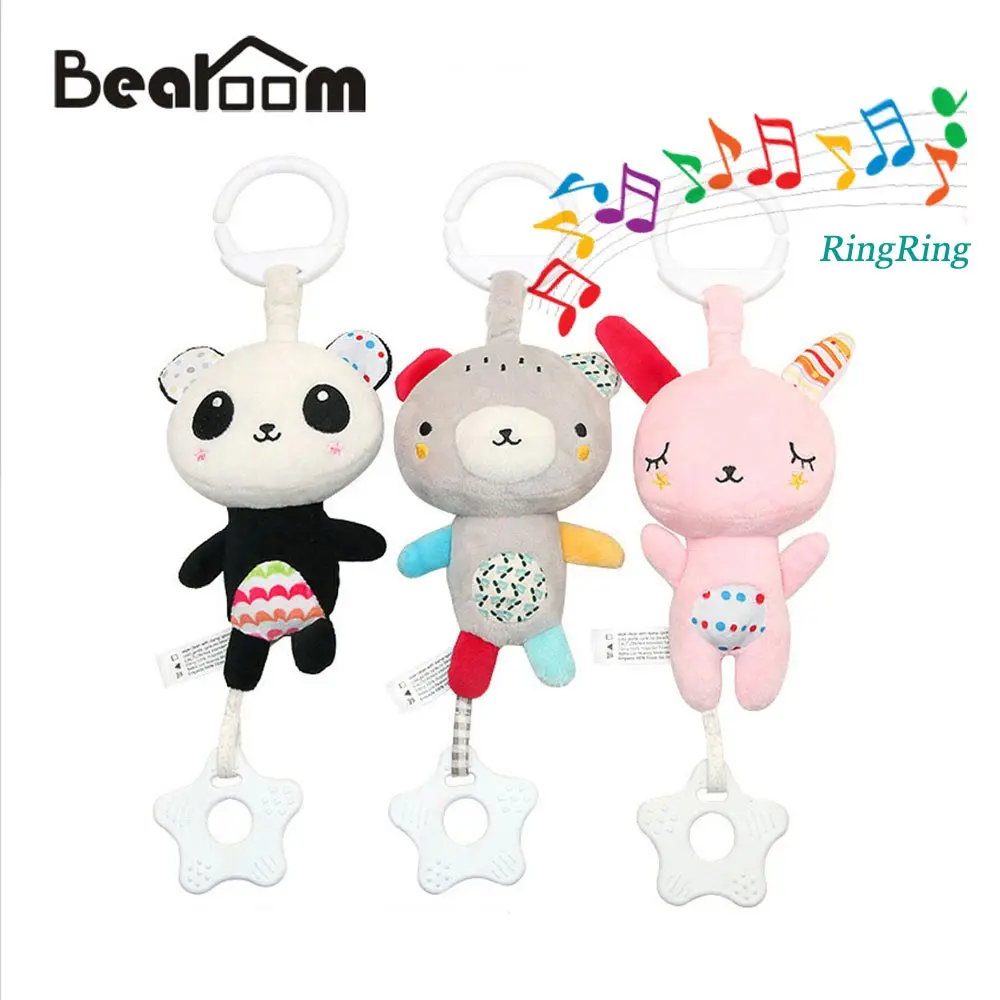 Bearoom погремушка игрушки для детей музыкальная подвижная игрушка Мягкий