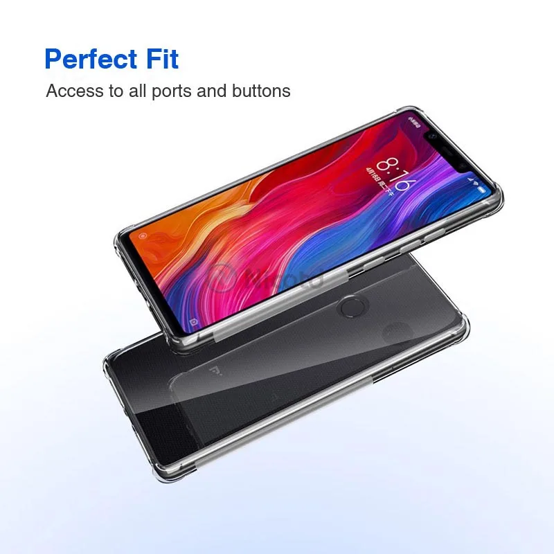 Мягкий силиконовый чехол из ТПУ для телефона Xiaomi 8 9 Mi9 9SE задняя крышка Xiomi Redmi Note 6