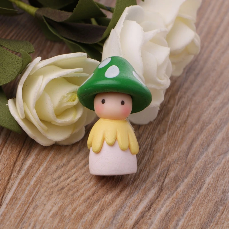 Фигурка куклы гриба орнамент сказочный декор для сада|Декоративные стойки и