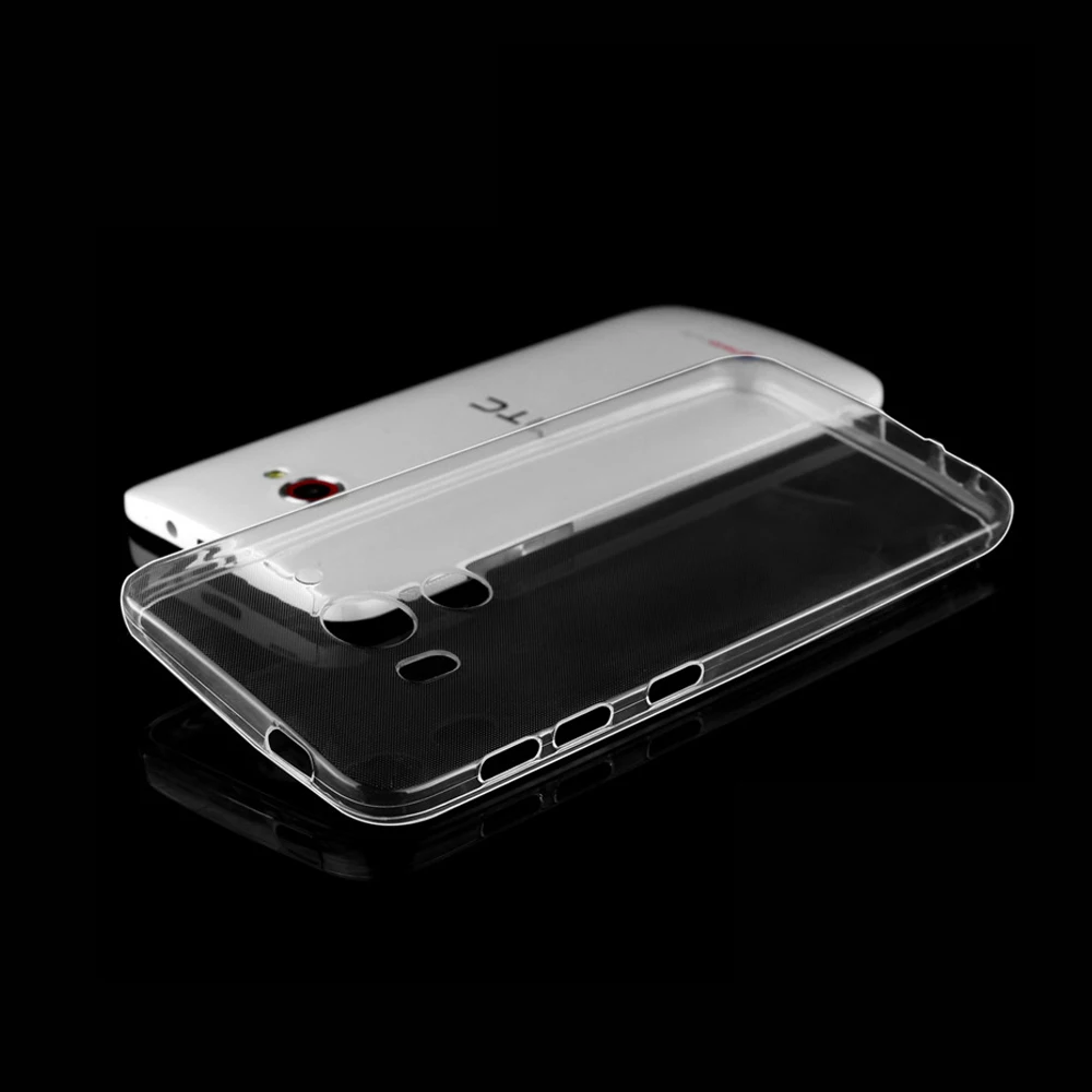 Ультратонкий Мягкий силиконовый защитный чехол для HTC Butterfly 3 из ТПУ и резины