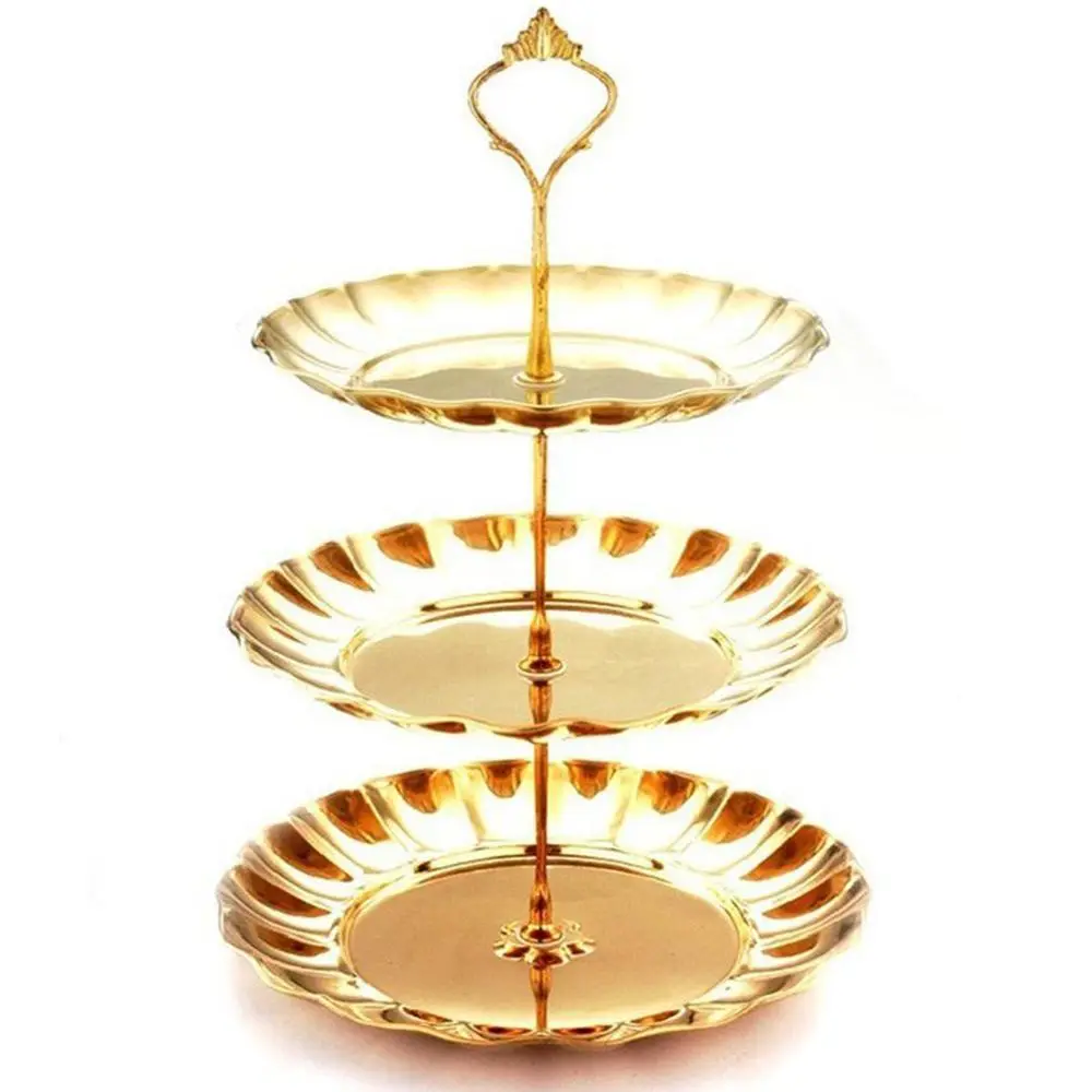 1 шт. высококачественная металлическая подставка платформа Золотой/Серебряный