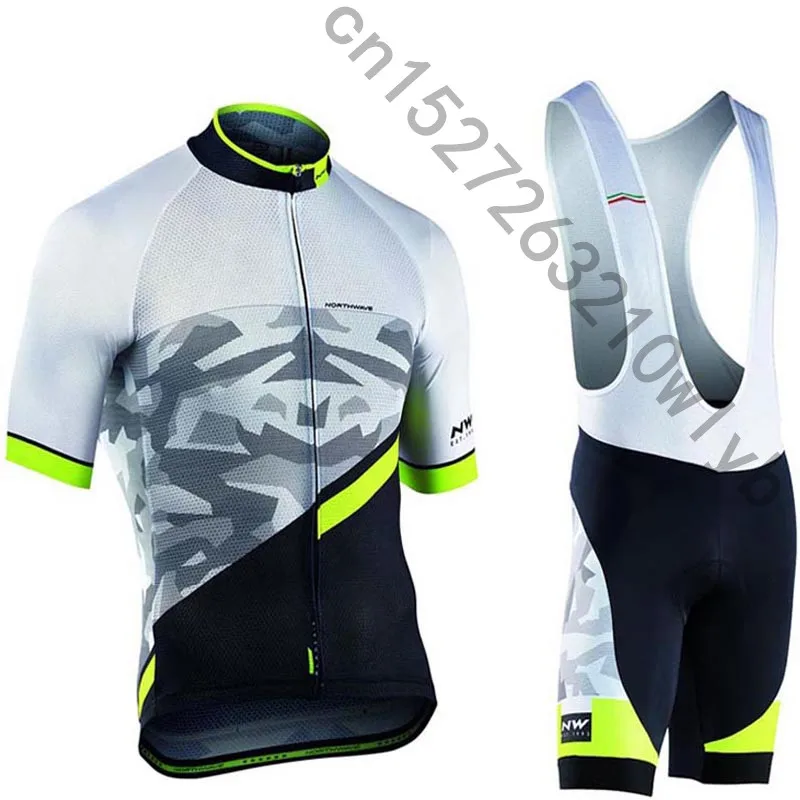 NW бренд лето Велоспорт Джерси комплект дышащая одежда MTB для велосипедистов