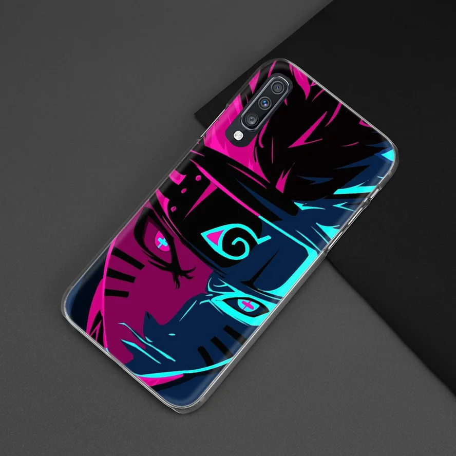 Героя аниме «Наруто Какаси из аниме «чехол для samsung Galaxy M40 A50 A80 A70 A60 A40 A30 A20e A10 J4 J6 плюс J8 S10e жесткий чехол с рисунком из аниме чехол для телефона