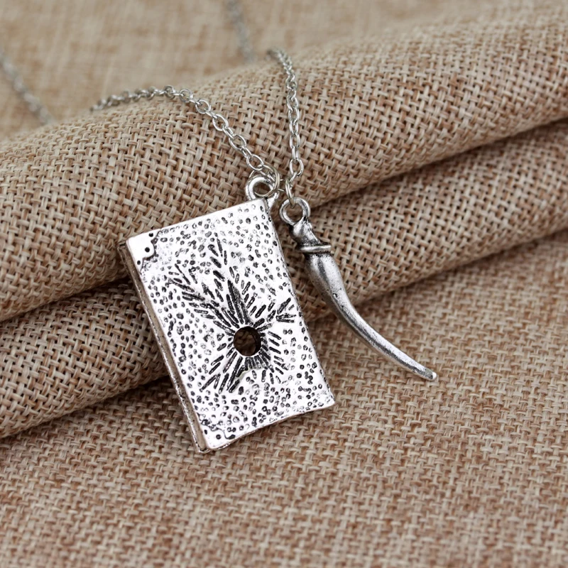 Ожерелья с подвесками в виде дневника Tom Riddle квадратные модные мужские ювелирные