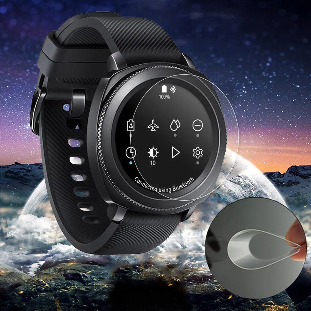 Взрывозащищенная защитная пленка для экрана из ТПУ с ЖК дисплеем Samsung Gear Sport 6M9