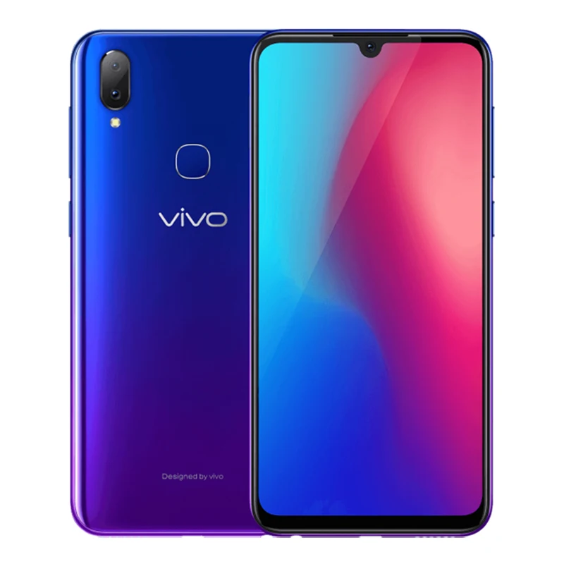 Мобильный телефон Vivo Z3, 6,3 дюймов, экран капли воды, 4 ГБ/6 ГБ+ 64 Гб/128 ГБ, восьмиядерный смартфон Snapdragon670/710, Android 8,1, двойная камера