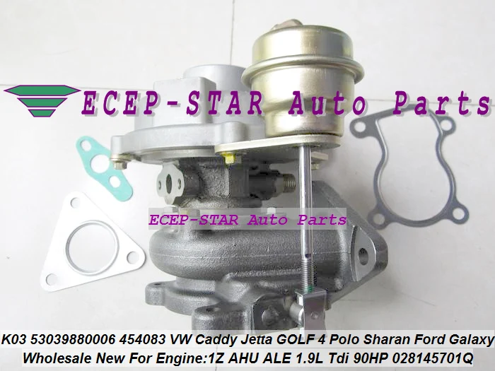 K03 454083 0001 53039880006 028145701J турбо для Seat Alhambra Ibiza Cordoba Toledo Jetta 3 Passat B4 Polo AHU ALE 1.9L|turbo piping|turbo vw