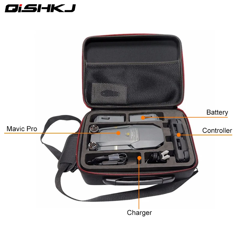 Сумка для дрона DJI Mavic Pro EVA жесткая Портативная сумка на плечо чехол хранения