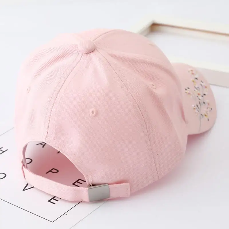 Женские летние шапки симметричный цветок вышивка Встроенная изоляция