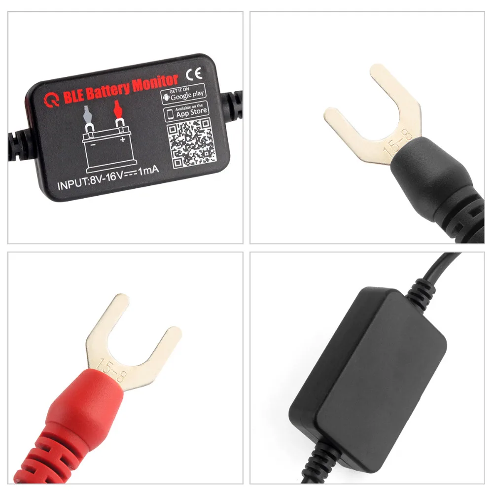 Тестер для мониторинга аккумуляторов автомобиля Bluetooth 4 0 12 В диагностический