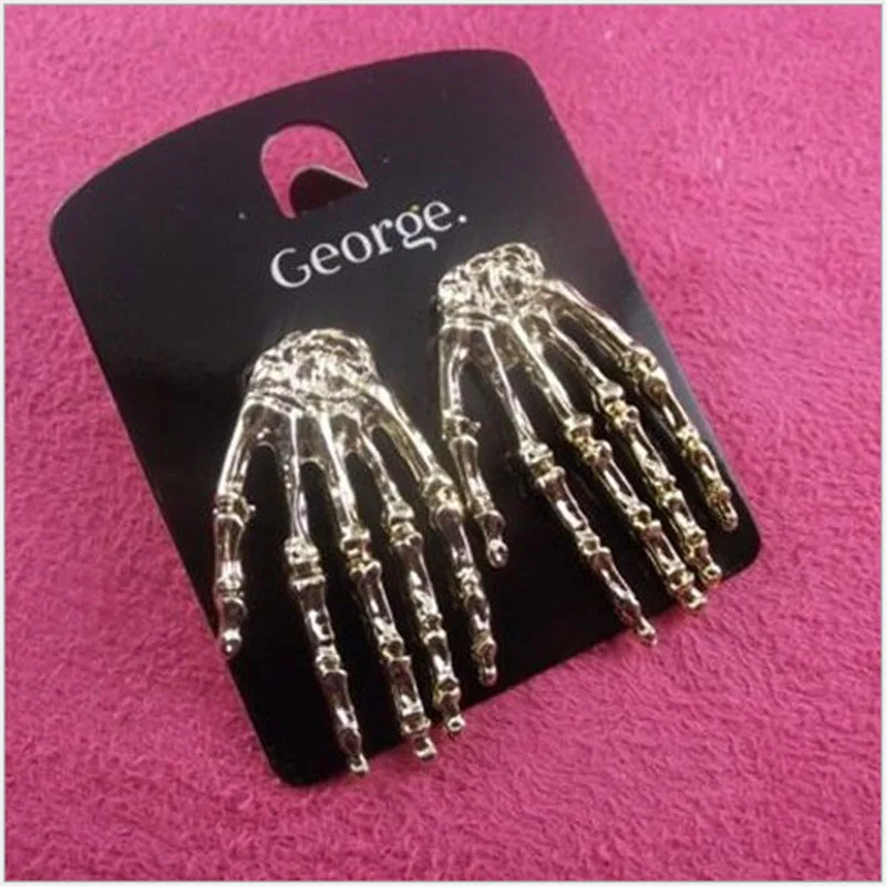 2018 Europe and the United States foreign trade original single jewelry personality Gothic punk style ghost ear earrings | Украшения и