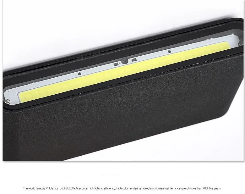 Водонепроницаемая наружная настенная лампа 8 Вт 14 светодиодный источник вверх