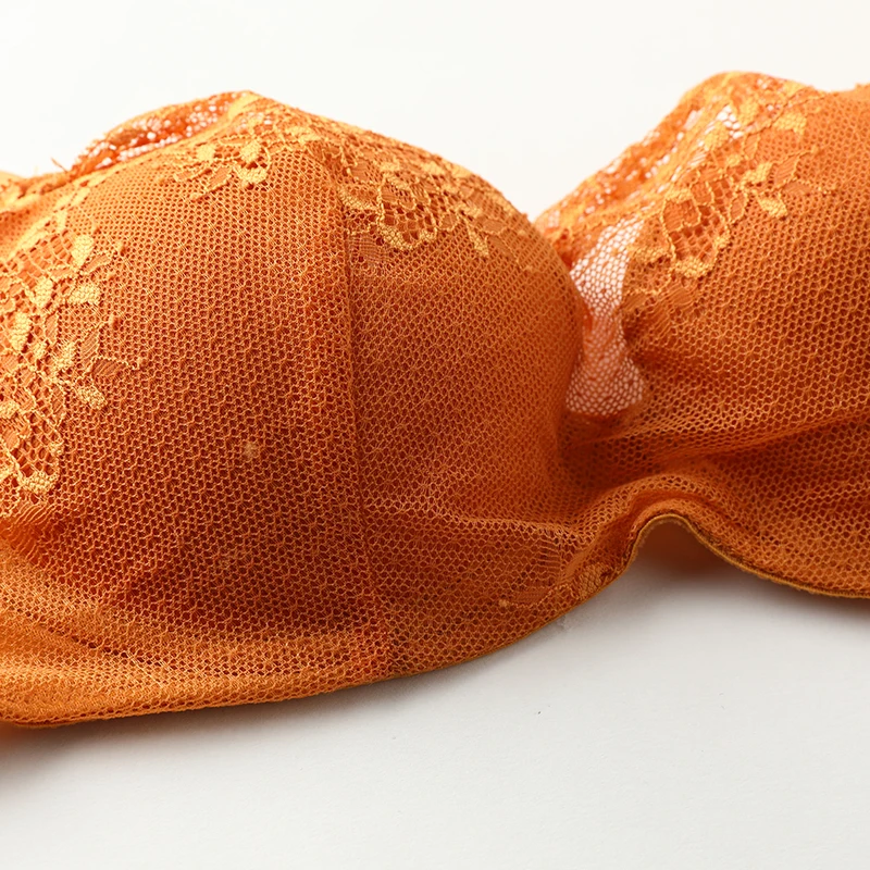 OSEMISS Sexy lace bra set underwear thin model cup anti-lighting tube top with steel ring | Женская одежда