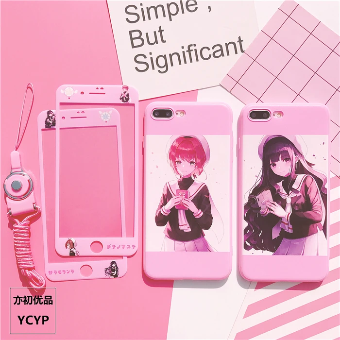 Чехол для iphone XS Max Cardcaptor Sakura + пленка экрана из закаленного стекла X XR 6 7 8plus